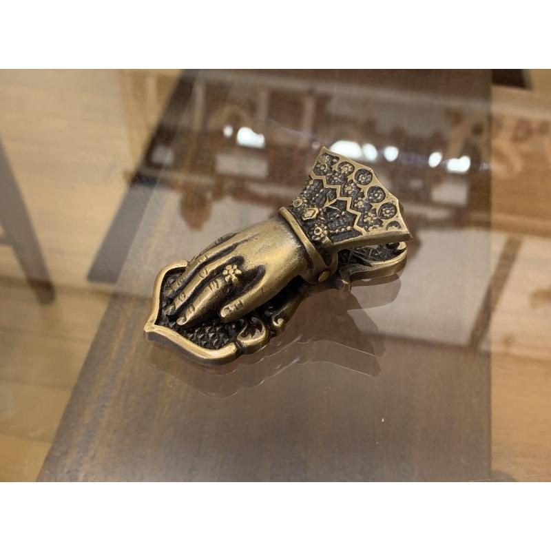 アンティークハンドモチーフクリップ・金属製 アンティークハンド