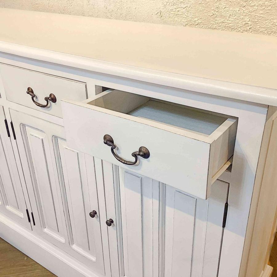 カウンター　白　アンティーク 美容室向けアンティークカウンターのオーダーメイド専門店W1700