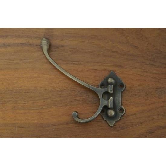 アンティーク調 ウォール ハンガーフック 真鍮製 可変 : 81jpstore