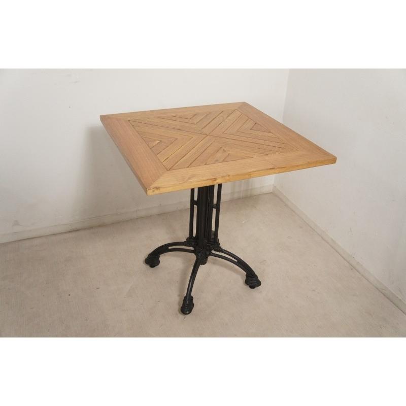 ダイニングテーブル アンティーク家具！ヘリンボーンパターン 木製テーブル カフェ 送料無料】ミンディ無垢 木製 ヘリンボーン テーブルトップ 天板