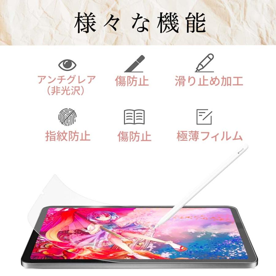 iPad mini 6 第6世代 保護 フィルム ペーパーライク ケント紙 紙のよう