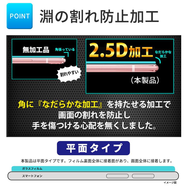 シンプルスマホ 6 フィルム 保護 ガラス フィルム カバー 耐衝撃  A201SH ソフトバンク シャープ シニア 向け 全面 吸着 2.5D 平面 設計 スマホフィルム｜mywaysmart｜07