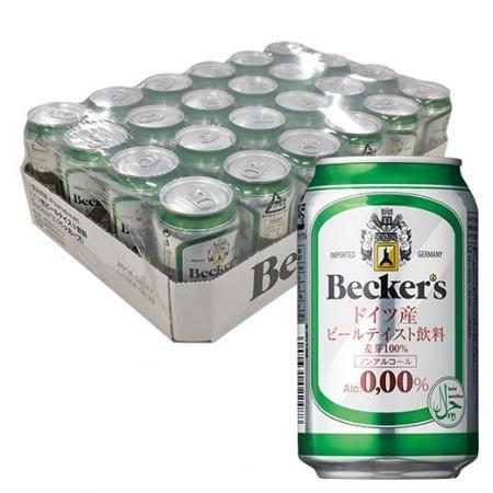 ビール　ベッカーズ　ノンアルコールビール　３３０ｍｌ×２４缶（１ケース）｜mywine｜02