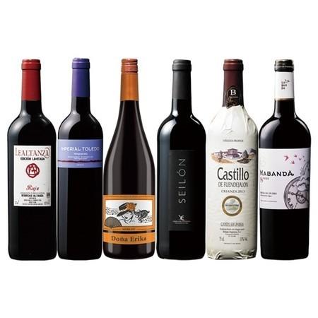 ワイン 赤ワインセット スペイン金賞赤ワイン６本セット　第１１弾 送料無料 赤ワイン フルボディ｜mywine