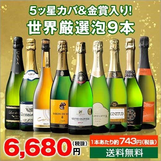 お得】高級シャンパン9本セット ワイン教養】高級シャンパン