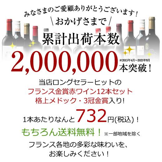 ワイン ワインセット 赤ワイン 格上メドック＆3冠金賞入り!フランス 