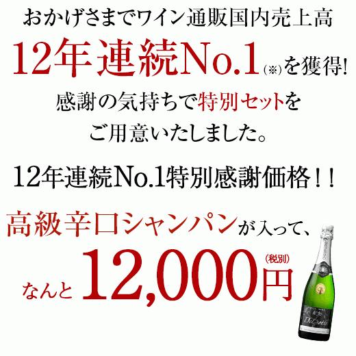 ワイン ワインセット 60％OFF 12年連続No.1記念!高級辛口シャンパン＆3冠金賞泡入り!欧州三大銘醸地の金賞赤白泡18本セット 送料無料 |  | 01