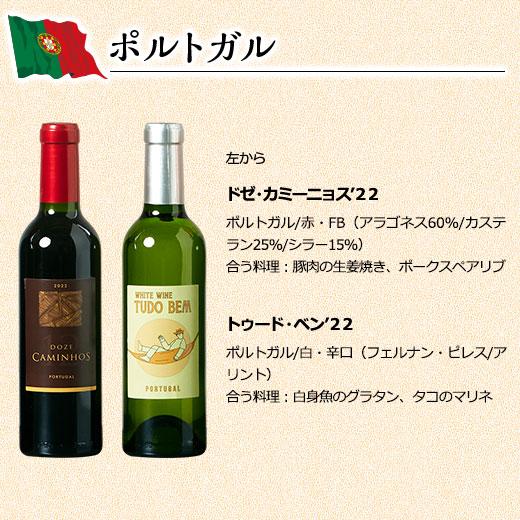 ワイン ワインセット 世界のワイン!ハーフボトル赤白24本セット  送料無料｜mywine｜09