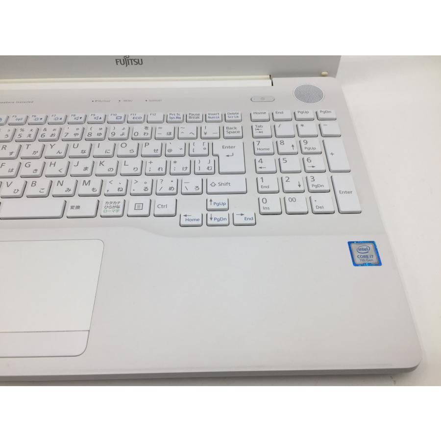 Fujitsu LIFEBOOK AH50/C3 FMVA50C3WP / i7 7700HQ / 8GB / SSD 240GB / Windows11 / カメラ / DVD / ハイスペック ノートパソコン 中古 / USB-C / 美品｜mywing｜04