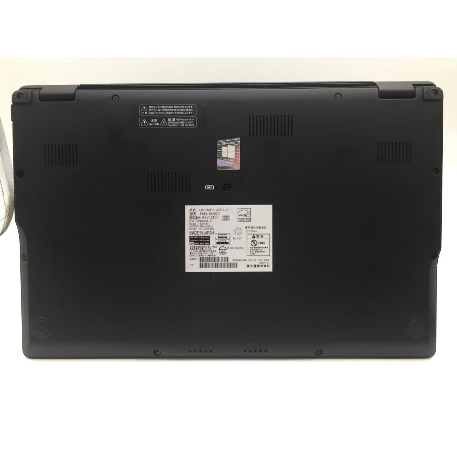 LIFEBOOK Fujitsu U9311/F / i3 1125G4 8GB 256GB カメラ USB-C 顔認証