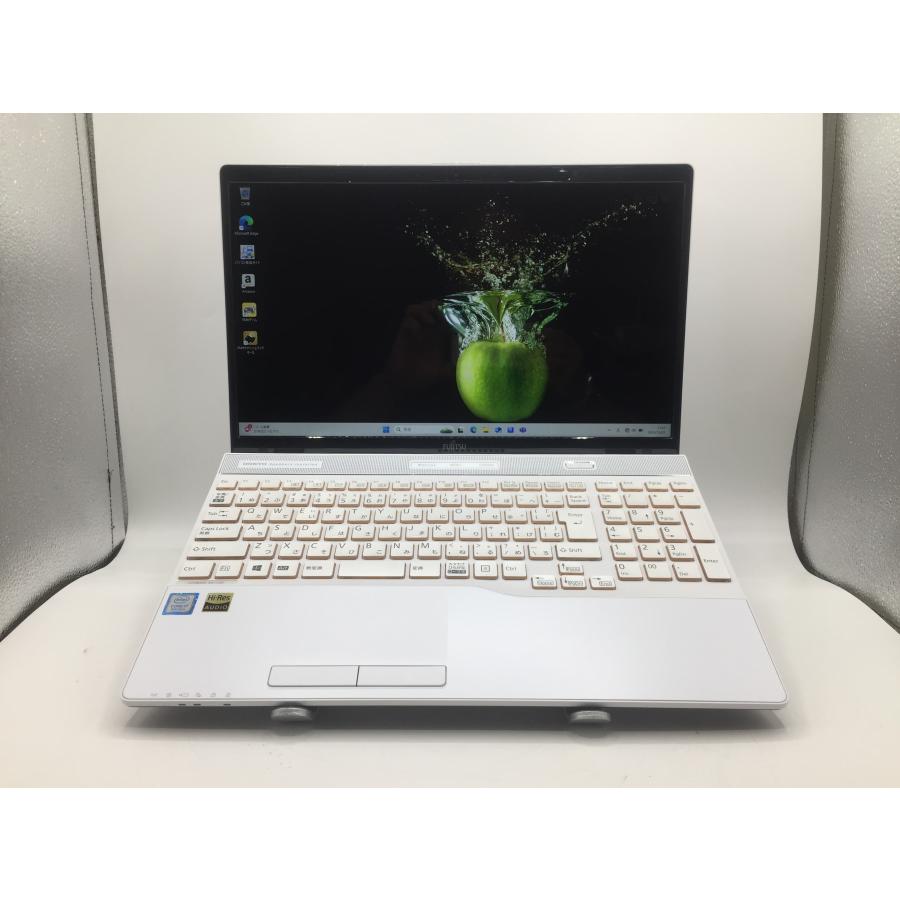 LIFEBOOK Fujitsu AH77/D1 / 8世代 i7 8565U 16GB M.2 256GB + HDD 1TB 