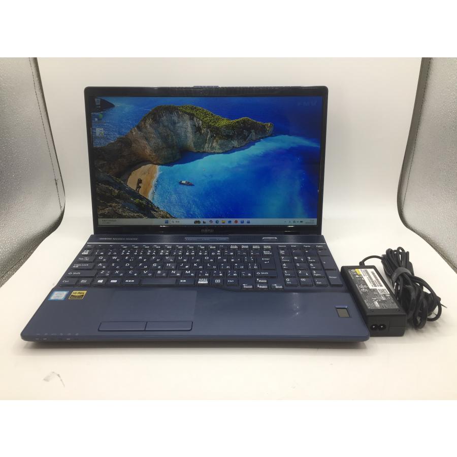 LIFEBOOK Fujitsu AH77/B3 / 8世代 i7 8550U 8GB M.2 128GB + HDD 1TB