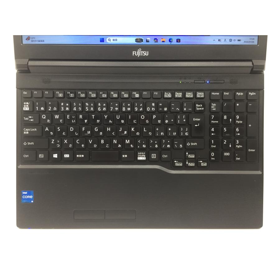LIFEBOOK Fujitsu A5511/G / 11世代 i5 1145G7 8GB M.2 256GB 15.6 HD