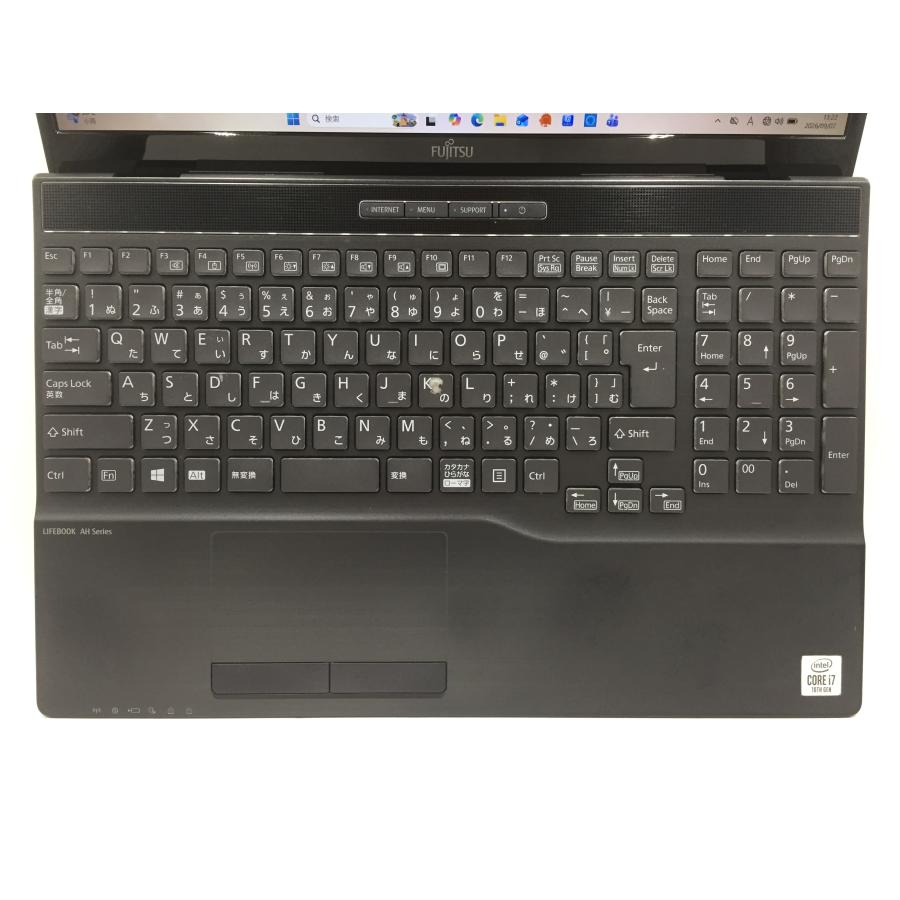 富士通 ノートパソコン LIFEBOOK AH77/E/中古特価良品 LIFEBOOK Fujitsu AH77/E2 / 10世代 i7 10510U 8GB M.2 256GB 15.6
