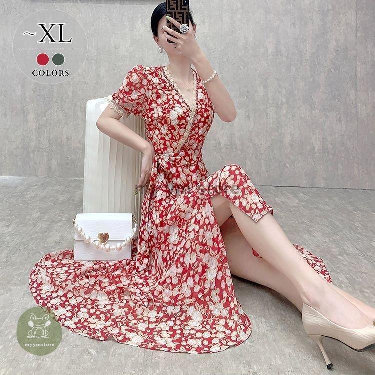 超特価sale開催 淑やかなエレガントファッション Size かわいい お出かけ お出かけファッション ガーリー ストリート 母親 ロマンティック ビーズ スリット フリル レース 花柄 ワンピース ワンピース チュニック Sergiopizarro Com Co