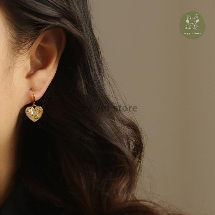 レデイース アクセサリー ピアス イヤリング ファッション ハート きれいめ ブランド 韓国風 おしゃれ 復古 40代 50代 30代 ゴールド Hl0716 Zc245 My Ym Store 通販 Yahoo ショッピング