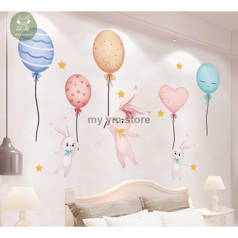 インテリア 雑貨 ウォールステッカー ルームデコ 壁紙デコ 壁紙シール メルヘン ロマンティック ハート 風船 ユニコーン ピンク Hl0729 Bh241 My Ym Store 通販 Yahoo ショッピング