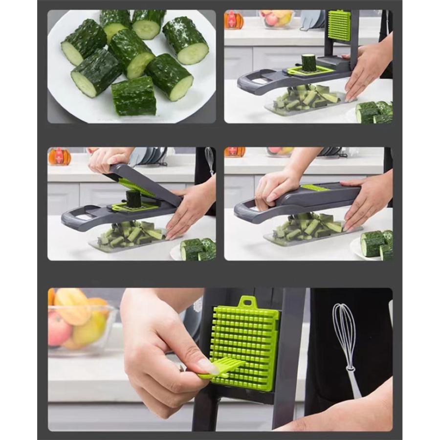 スライサー 1台多役 多機能 野菜カッター 調理器セット せん切り スライサー 1台多役 多機能 野菜カッター 調理器セット せん切り