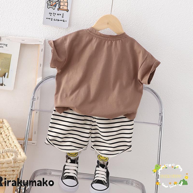 ベビー服 セットアップ 男の子 子供服 半袖 Tシャツ クマ ベビー服 セットアップ 男の子 子供服 半袖 Tシャツ クマ