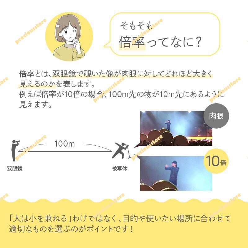 双眼鏡 コンサート 高倍率 10倍 ライブ用 ドーム 軽量 フリーフォーカス バードウォッチング コンパクト 安い 眼鏡 超軽量 超小型 ズーム 子供｜mznystore｜05