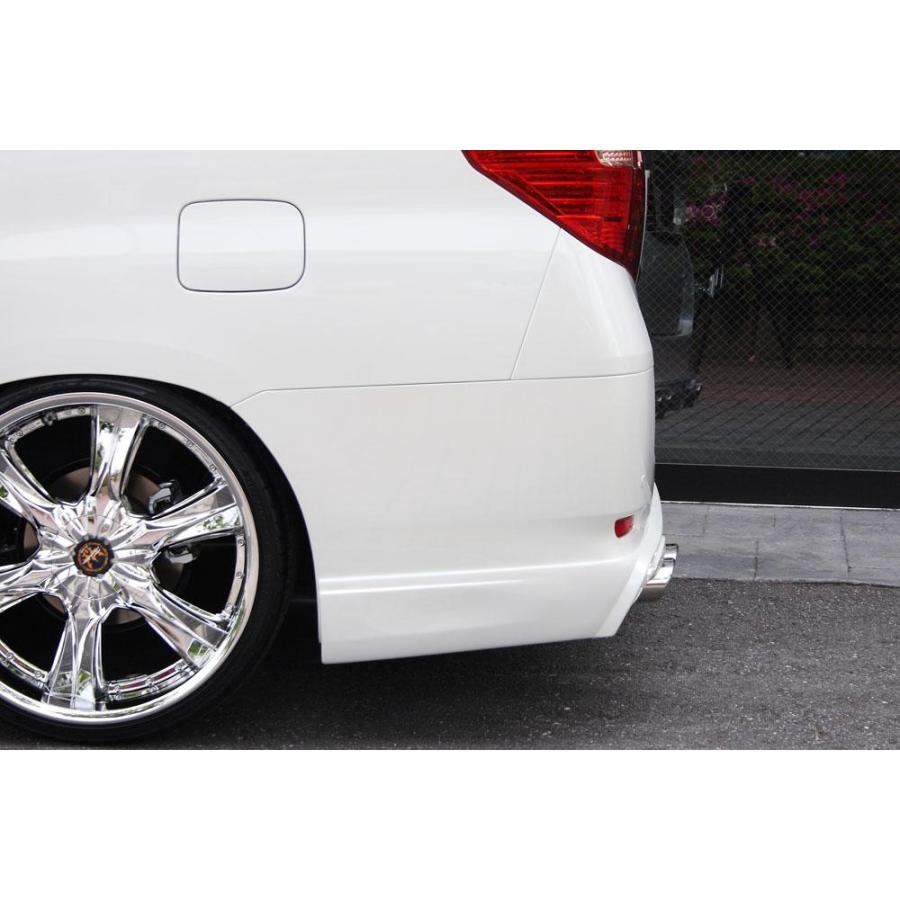 M'z SPEED 【未塗装品(マフラー4本出し用)】[20系 アルファード G/X
