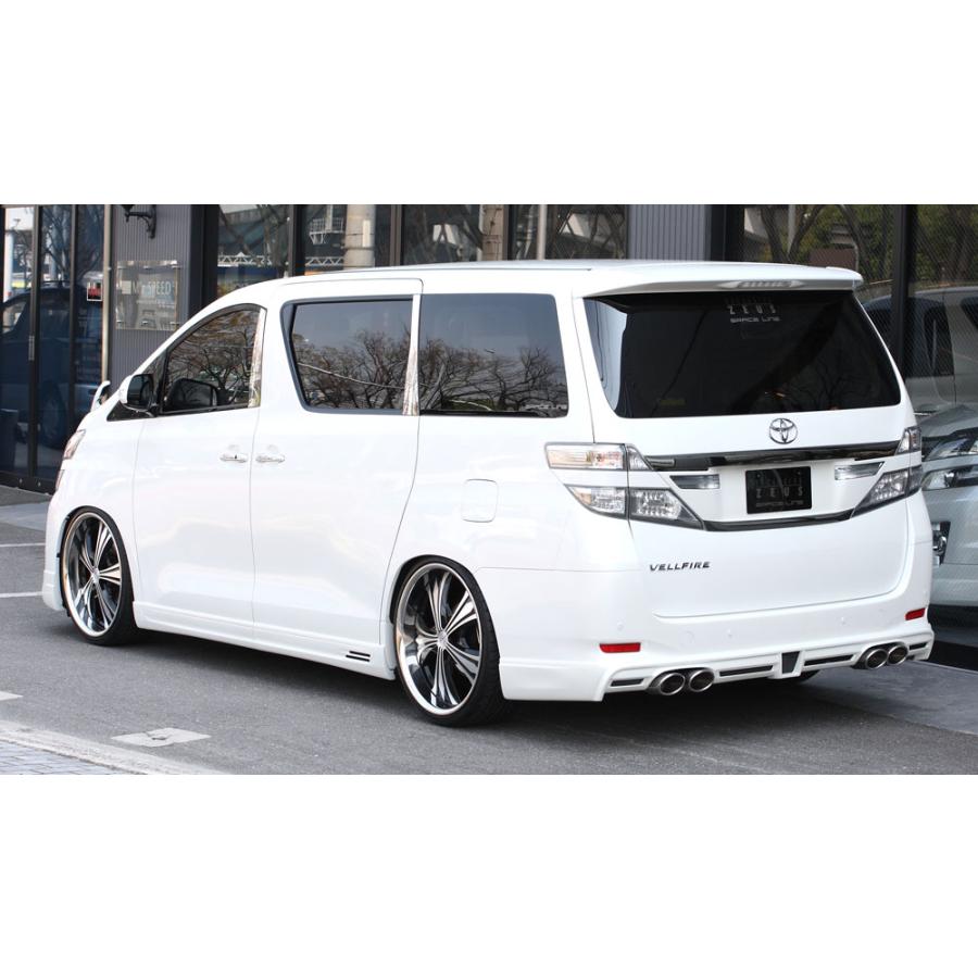 M'z SPEED 【未塗装品(マフラー4本出し用)】[20系 ヴェルファイア V/X 後期]グレースライン フロント・サイド・リアセット ...