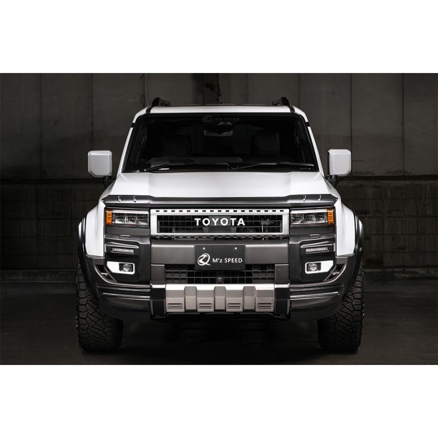 ランドクルーザー250VX フロント＋リアバンパーガード　ラプターライナー塗装 純正パーツのラプター塗装でここまでかっこよくなります