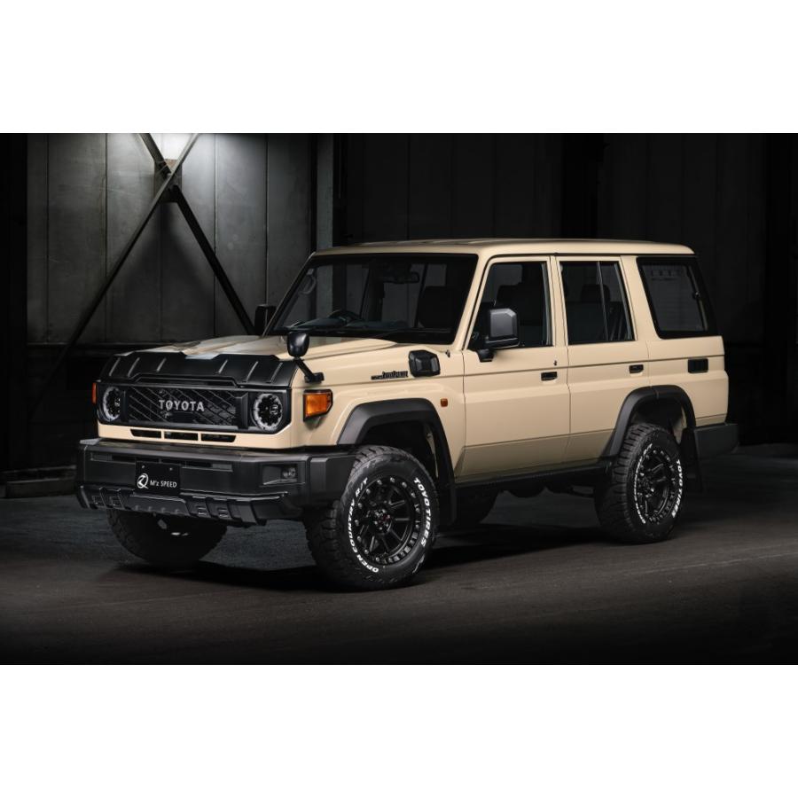 M'z SPEED 【つや消しブラック仕様】[ランドクルーザー70]クロスライン
