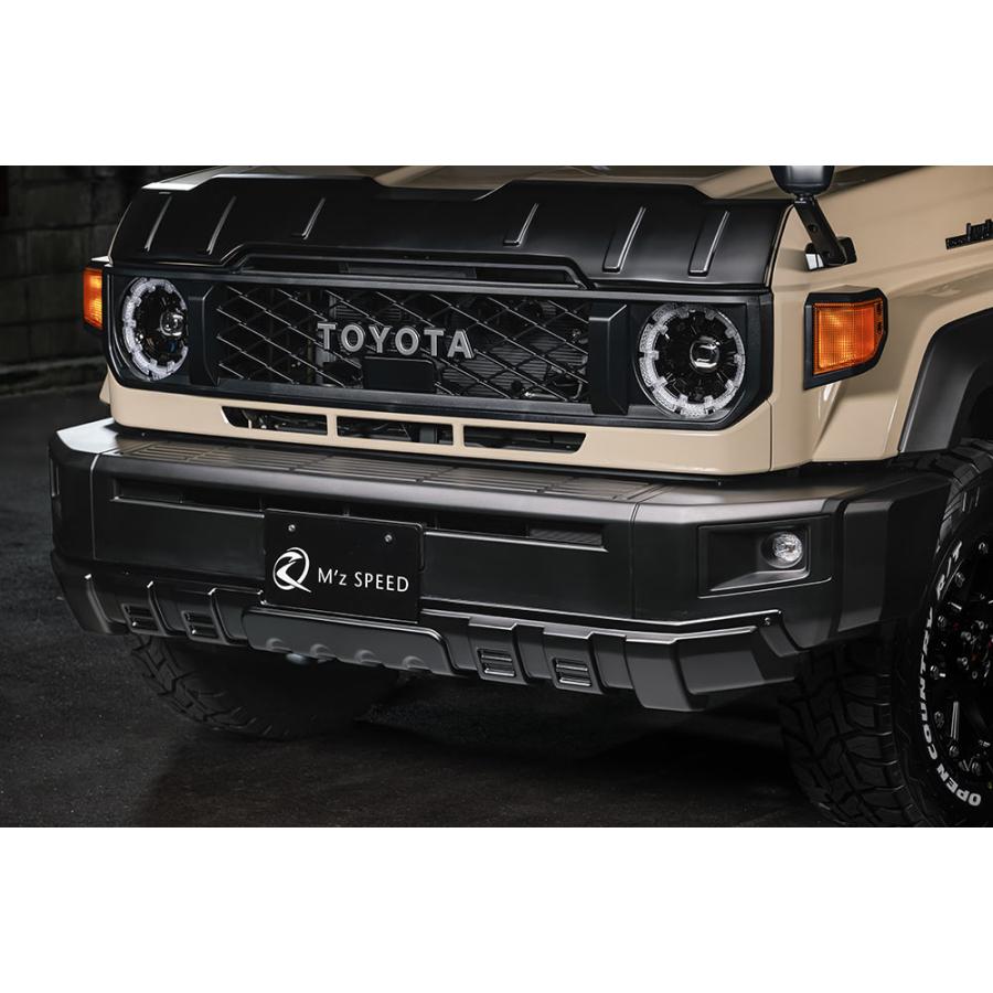 M'z SPEED 【つや消しブラック仕様】[ランドクルーザー70]クロスライン