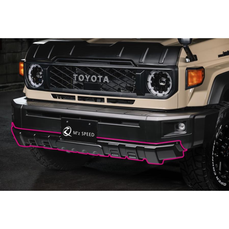 M'z SPEED 【つや消しブラック仕様】[ランドクルーザー70]クロスライン