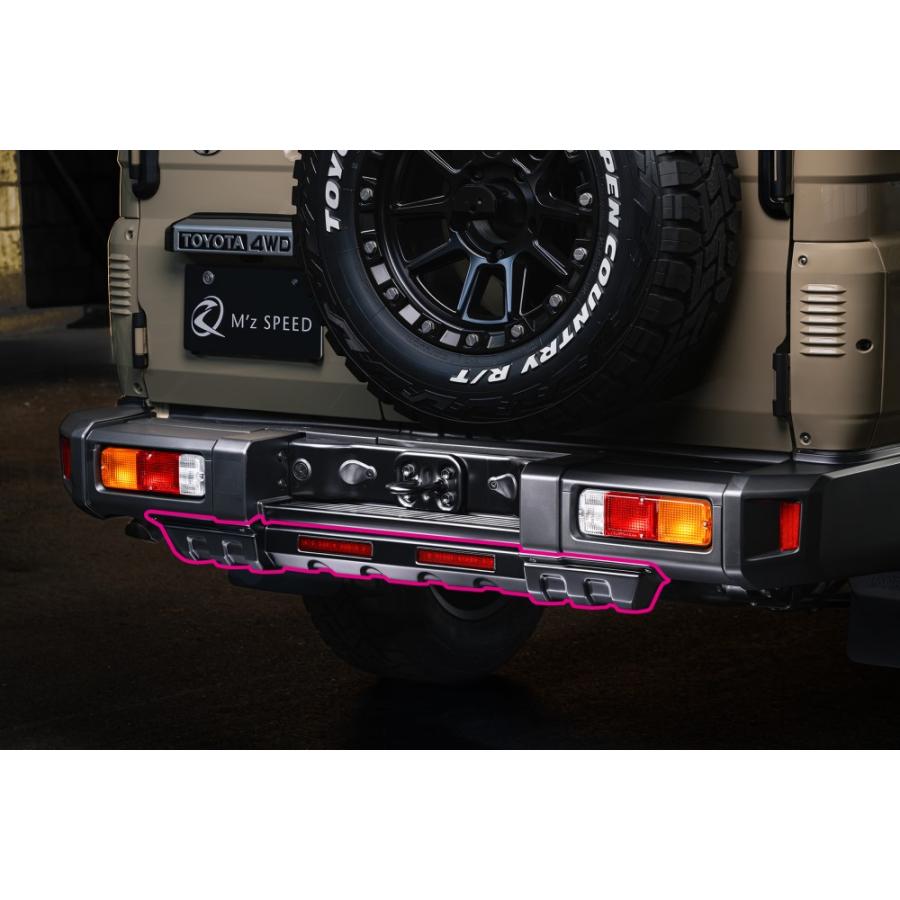 M'z SPEED 【つや消しブラック仕様】[ランドクルーザー70]クロスライン