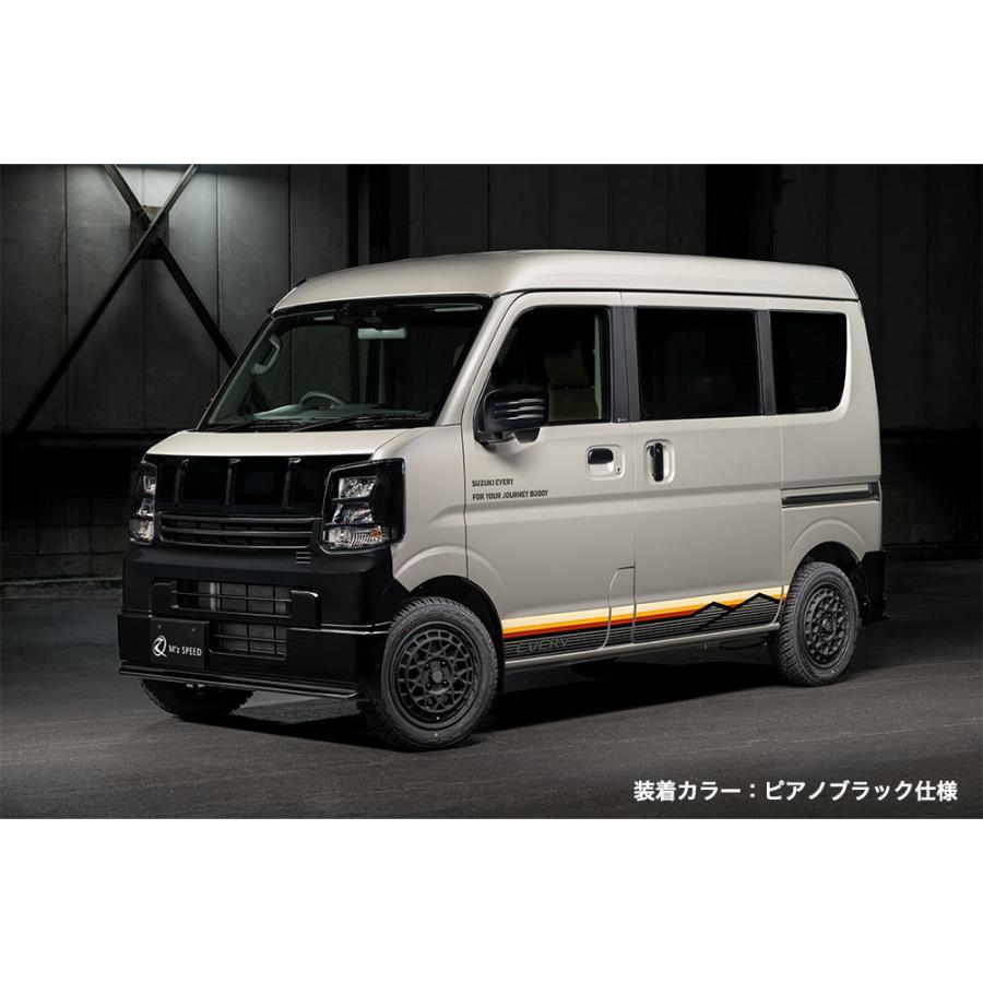M'z SPEED 【ピアノブラック仕様】[エブリイ DA17V]クロスライン