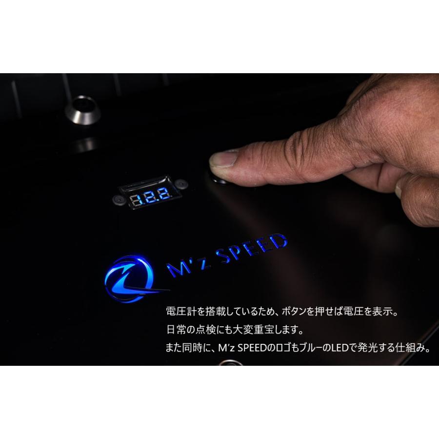 M'z SPEED バッテリーターミナルガード 150系プラド 30系アルファード