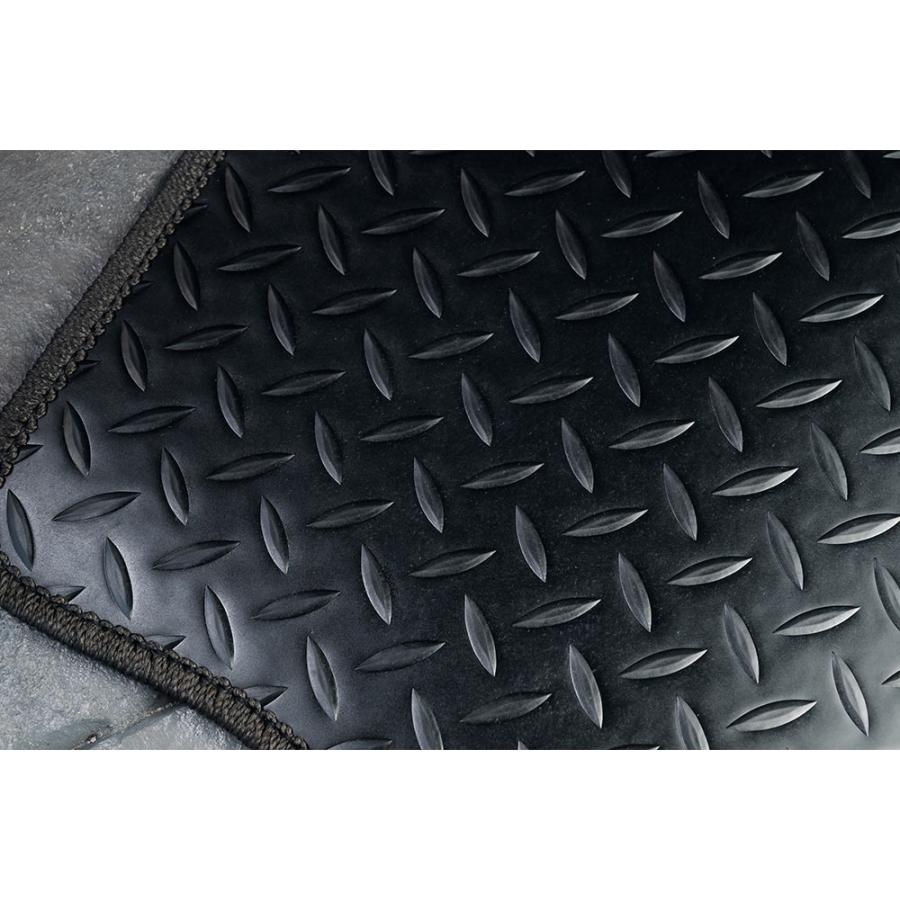 M'z SPEED 車種専用 フロアマット 縞板柄【ランドクルーザープラド