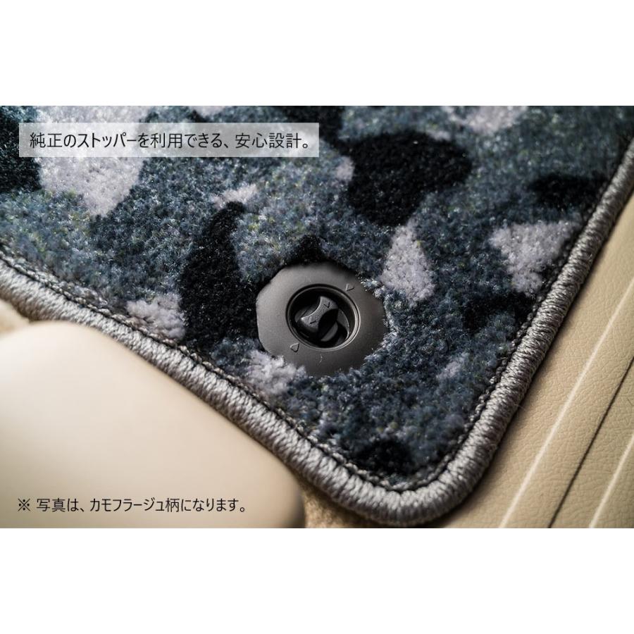 M'z SPEED 車種専用 フロアマット 縞板柄【ランドクルーザープラド