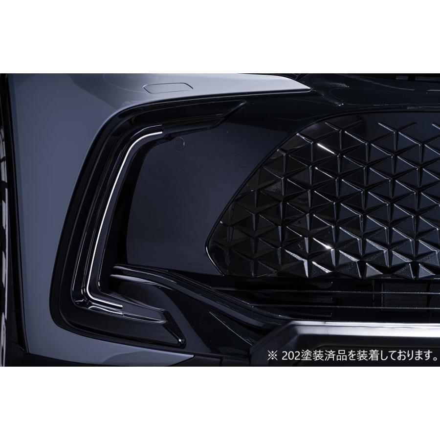 クラウン　エアロパーツ　社外品　4点セット　塗装済み　色番号202 ブラック M'z SPEED 【202塗装済品】[クラウンクロスオーバー]クロスライン デイ