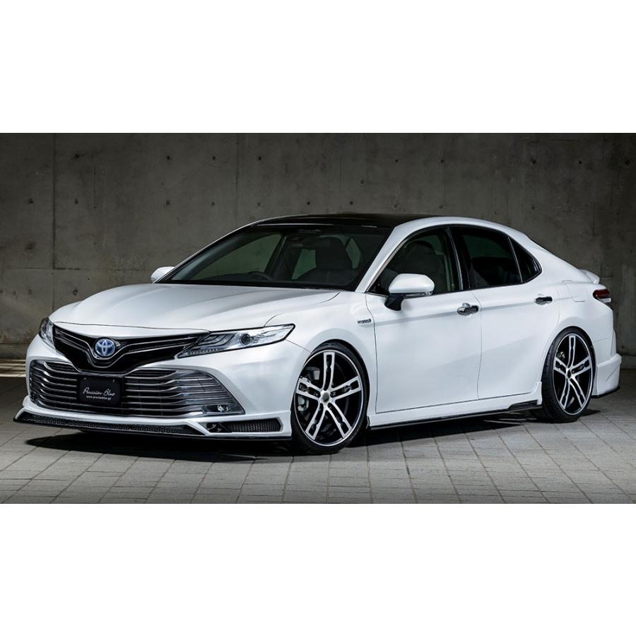 未塗装品]トヨタ 70 カムリ CAMRY フロントハーフスポイラー(LED付属 