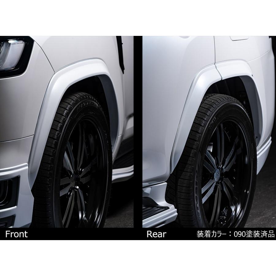 M’Z SPEED サイドフェンダー M'z SPEED 【未塗装品】[200系ランドクルーザー ZX 後期]ラヴライン