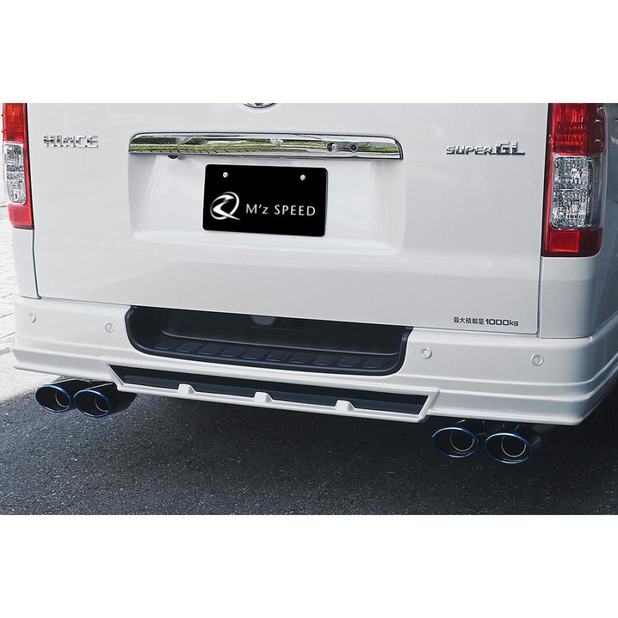 200系 ハイエース ワイド メーカー不明マフラー M'z SPEED 【マフラー】[200系 ハイエースワイド]クロスライン