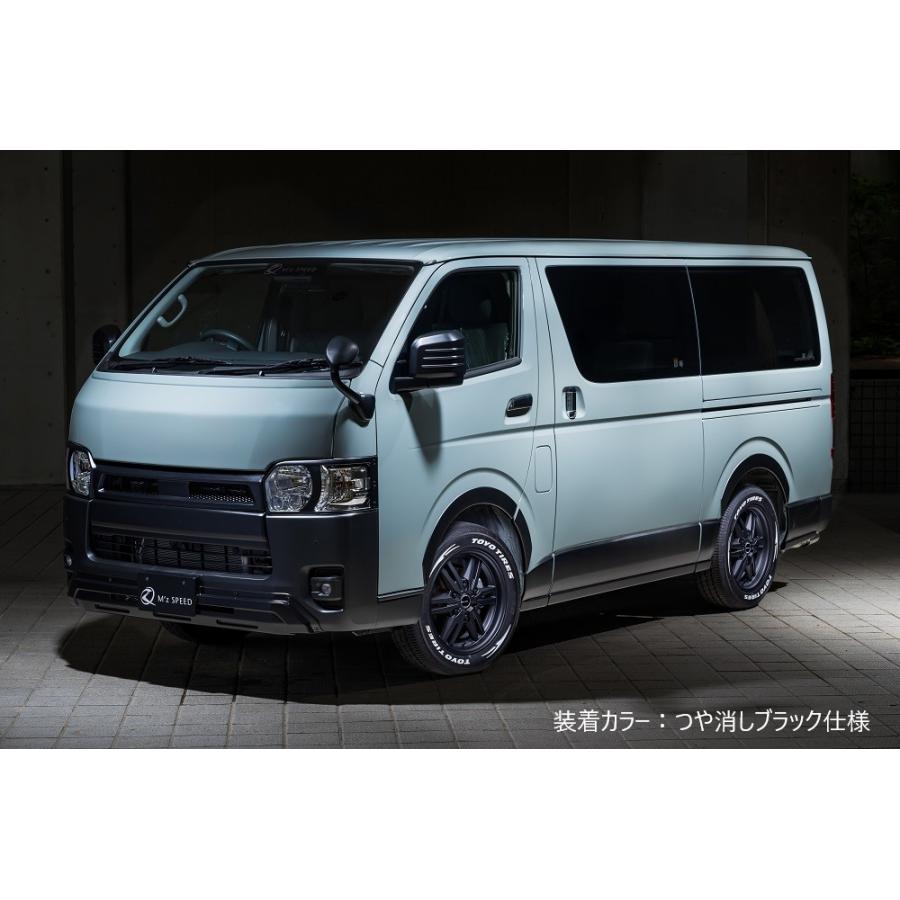 M'z SPEED 【つや消しブラック仕様】[200系 ハイエースバン M'z SPEED 【つや消しブラック仕様】[200系 ハイエースバン
