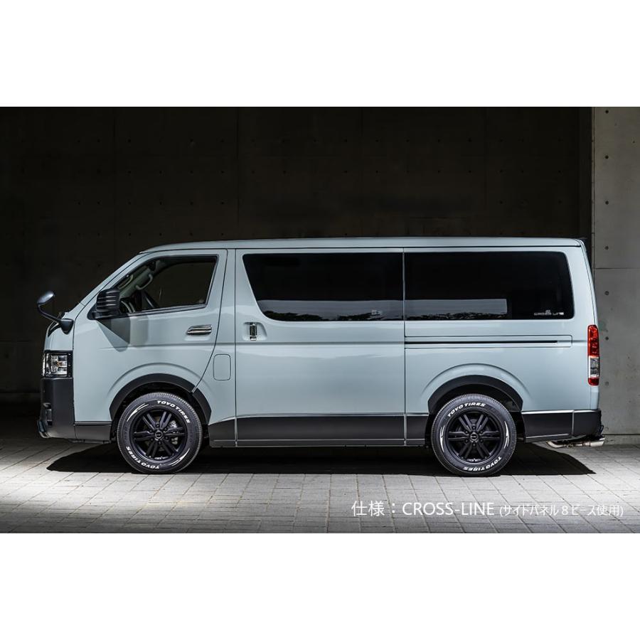 M'z SPEED 【グロスブラック仕様】[200系 ハイエースバン]サイド