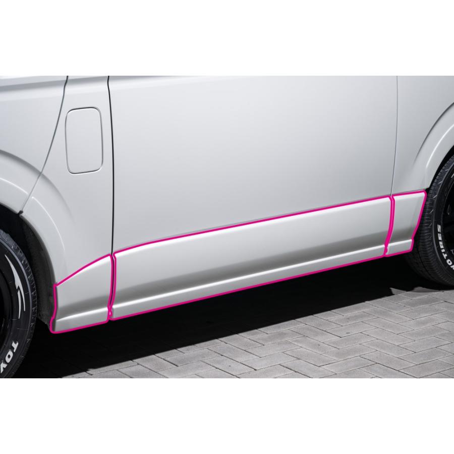 M'z SPEED 【単色塗装済品】[200系 ハイエースバン]サイドパネル (ABS
