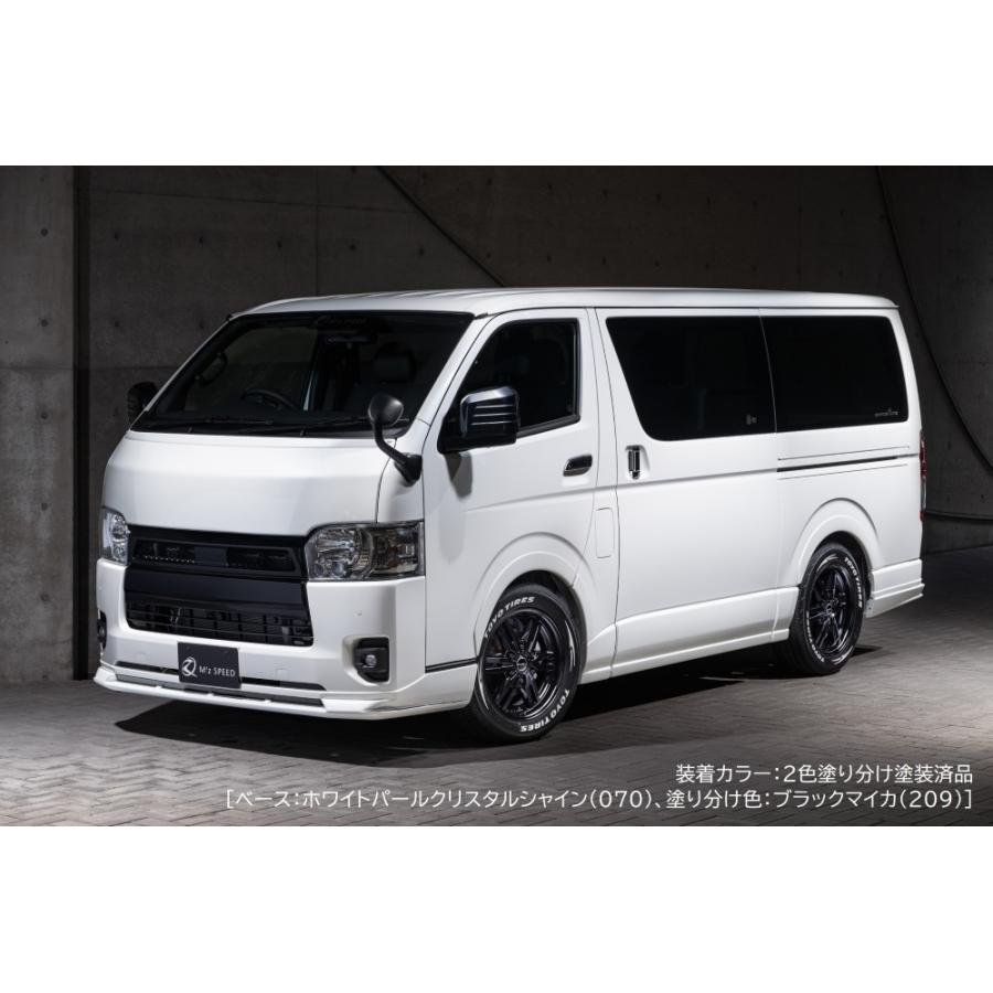 Crips☆オーダー塗装　ハイエース　15インチ　PT1☆ M'z SPEED 【2色塗り分け塗装済品】[200系 ハイエースバン]グレース