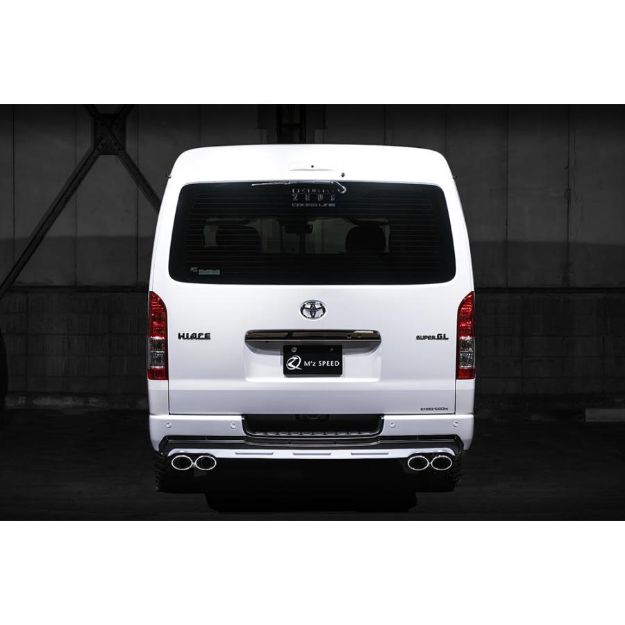 200系 ハイエース ワイド メーカー不明マフラー M'z SPEED 【マフラー】[200系 ハイエースワイド]クロスライン