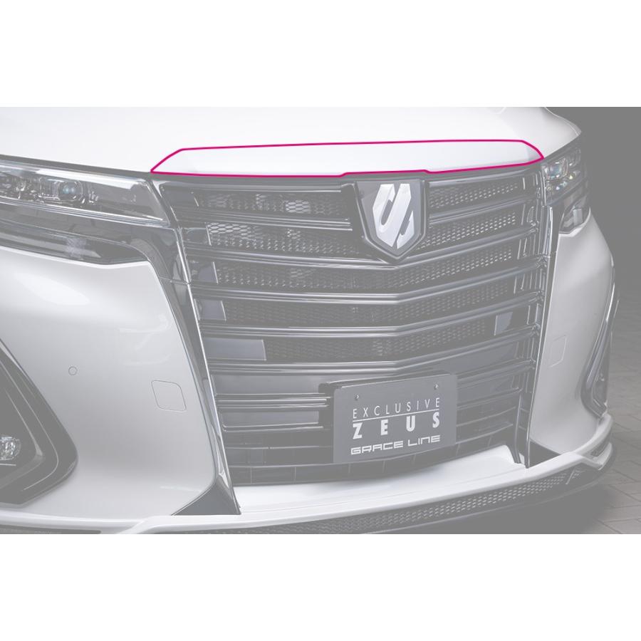 エムズスピード (ゼウス) アルファード 30S後期 Front Grille M'z SPEED 【単色塗装済品】[30系アルファード 後期]グレースライン