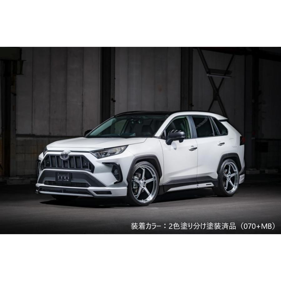 2本セット M'z SPEED 【未塗装品】[50系 RAV4]ラヴライン フロント・サイド・リア