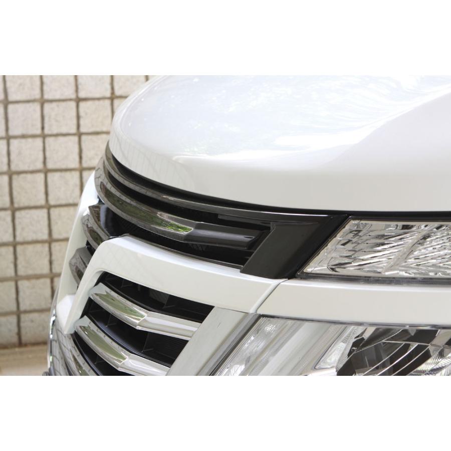 e52 エルグランド 中期フロントグリル　ジャンク品 M'z SPEED 【単色塗装済品】[E52 エルグランド ハイウェイスター 後期