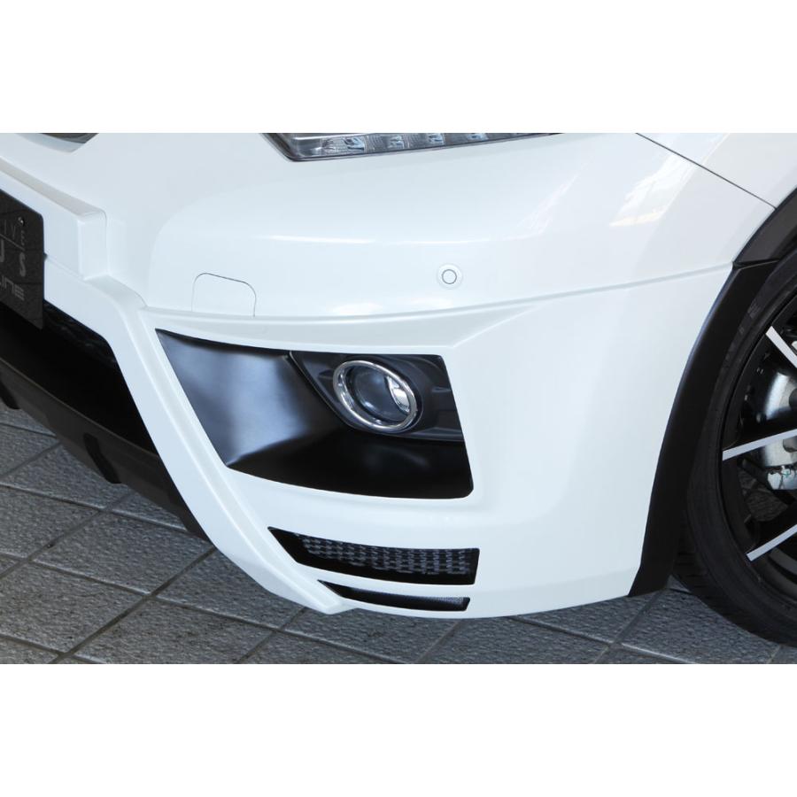 エクストレイル t32前期専用エムズスピードフルエアロLED付き（新品・未使用・未塗装） M'z SPEED 【未塗装品】[T32 エクストレイル 前期]ラヴライン フロント