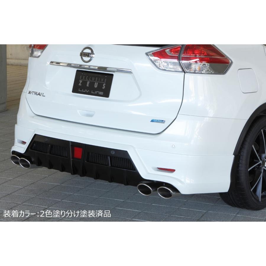 エクストレイル t32前期専用エムズスピードフルエアロLED付き（新品・未使用・未塗装） M'z SPEED 【未塗装品】[T32 エクストレイル 後期]ラヴライン フロント