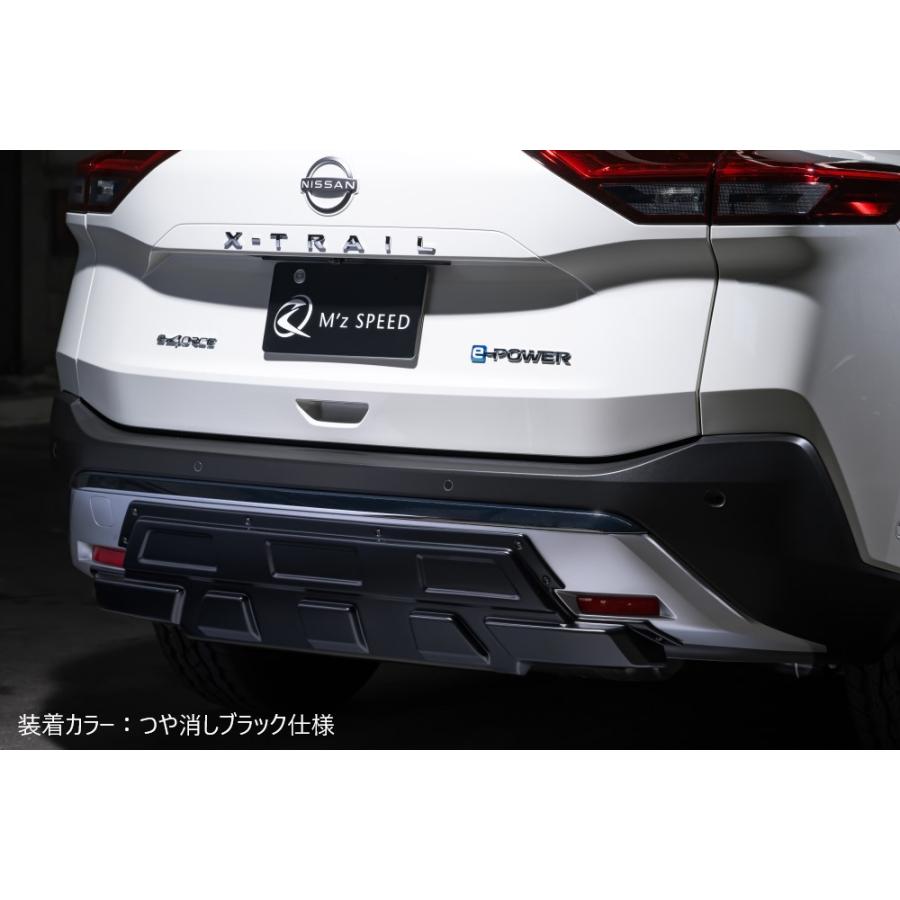 Rページ M'z SPEED リアバンパーガード カーボン柄 AES エクストレイル